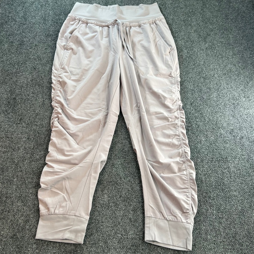 Athleta Trekkie North Jogger Women Size 0 Mauve Ruched Hiking Travel Pants